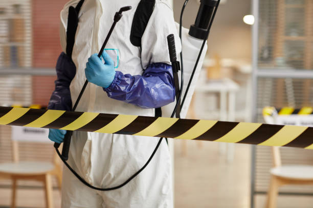 Professional Biohazard Cleanup technician working in Wayne, IL